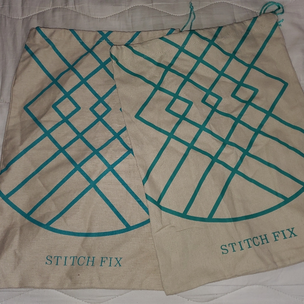 Set of 2 Stitch Fix Shoe Duster Bags